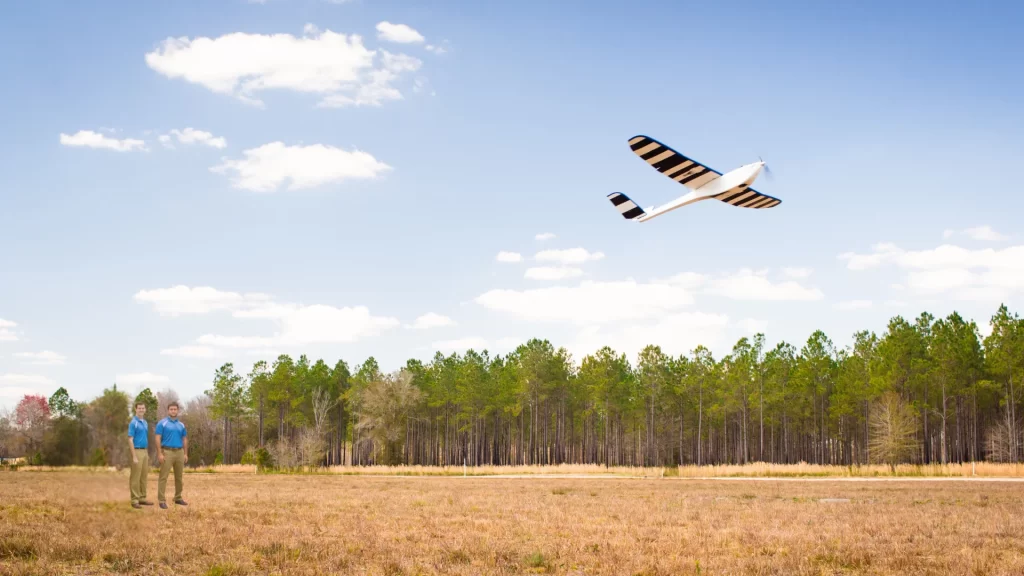 Engineer working on a unmanned consulting for a client