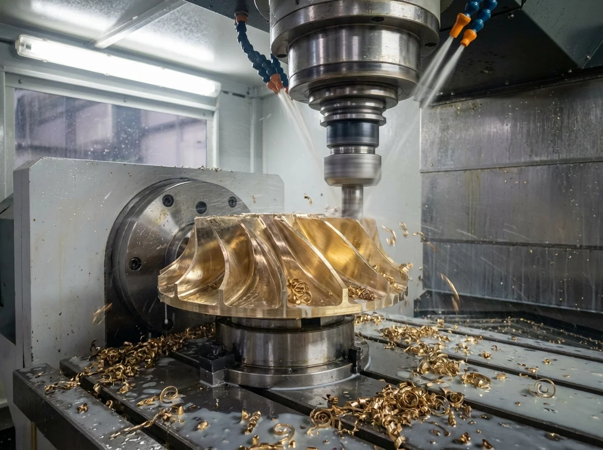 CNC machining marine parts and propeller