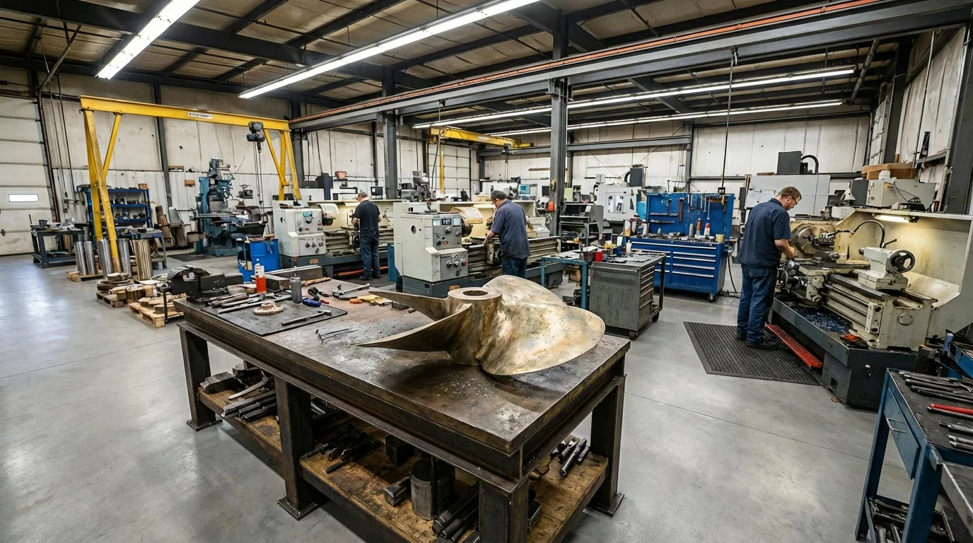 Marine CNC Machining Background